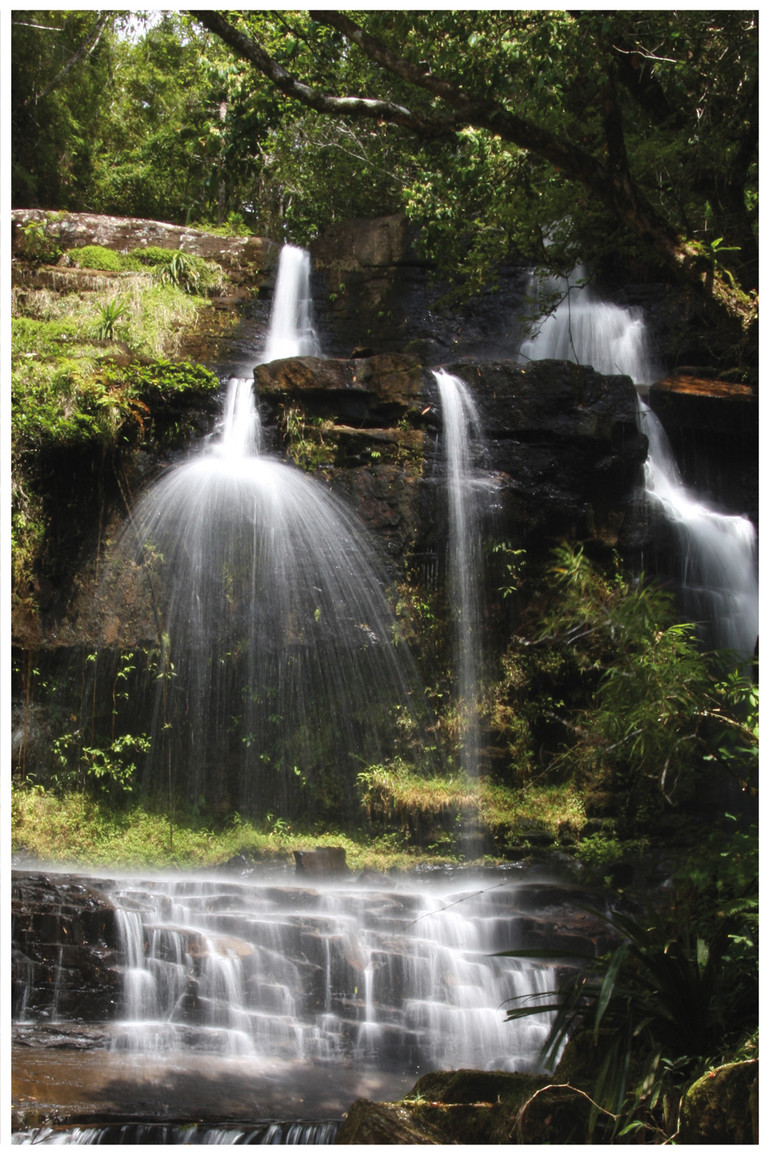 Wasserfall Madagaskar - 14x10cm